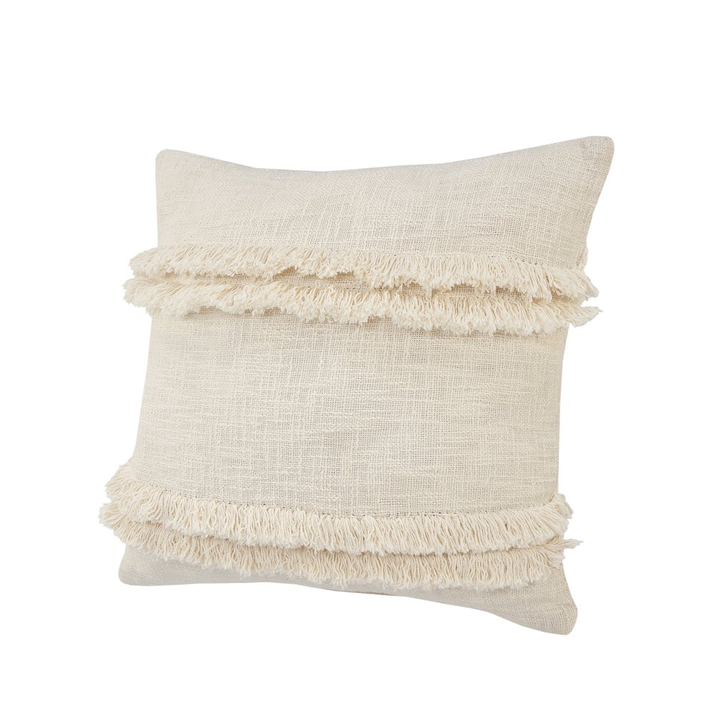 Beverly Fringed Solid Throw Pillow. Picture 6