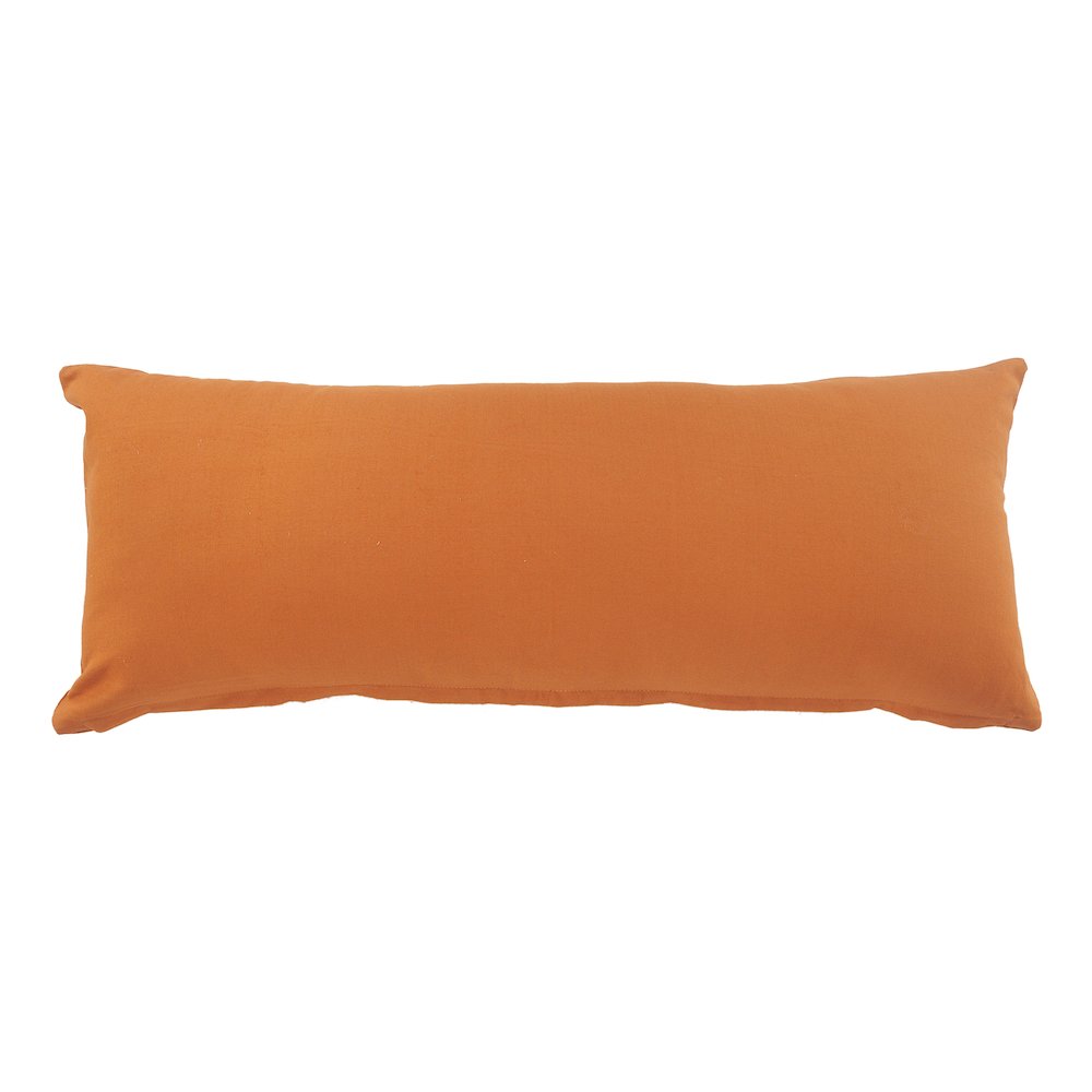 Dainty and Delicate Embroidered Border Lumbar Throw Pillow. Picture 7