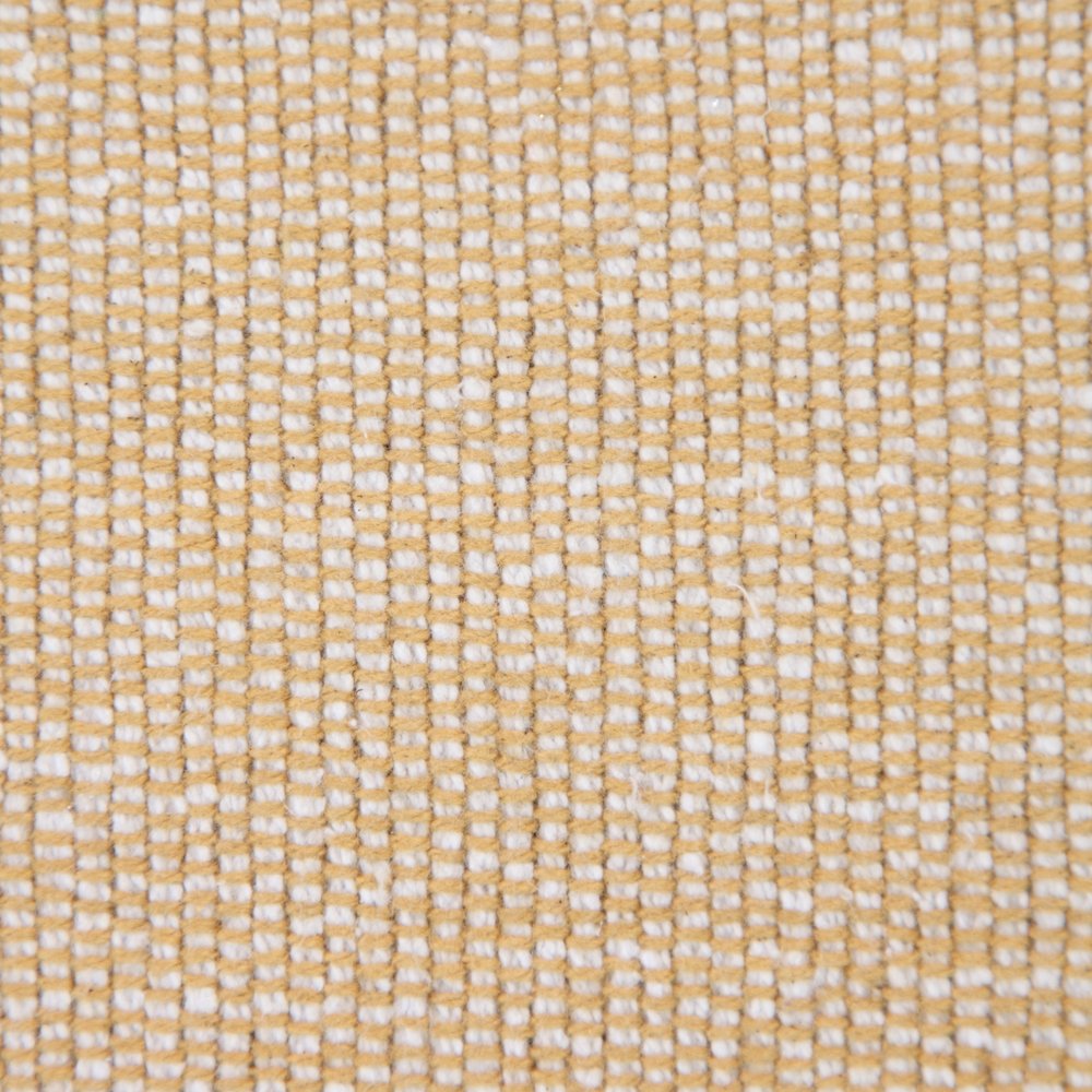 Ox Bay Hand-Woven Tan/White Solid All-Natural Cotton Pillow Cover. Picture 2