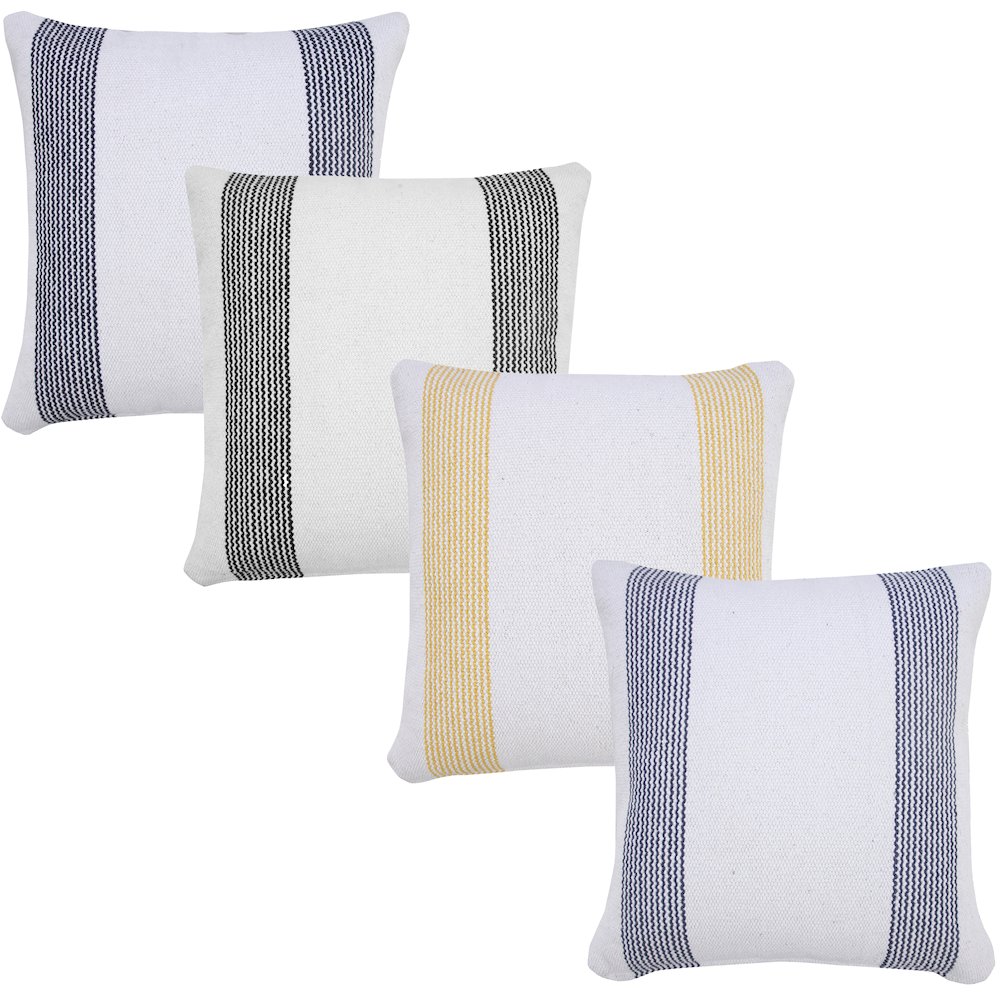 Balanced Border Pinstripe Throw Pillow. Picture 8
