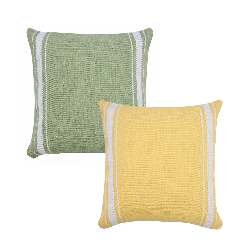 Balanced Border Bold Halo Striped Throw Pillow. Picture 8