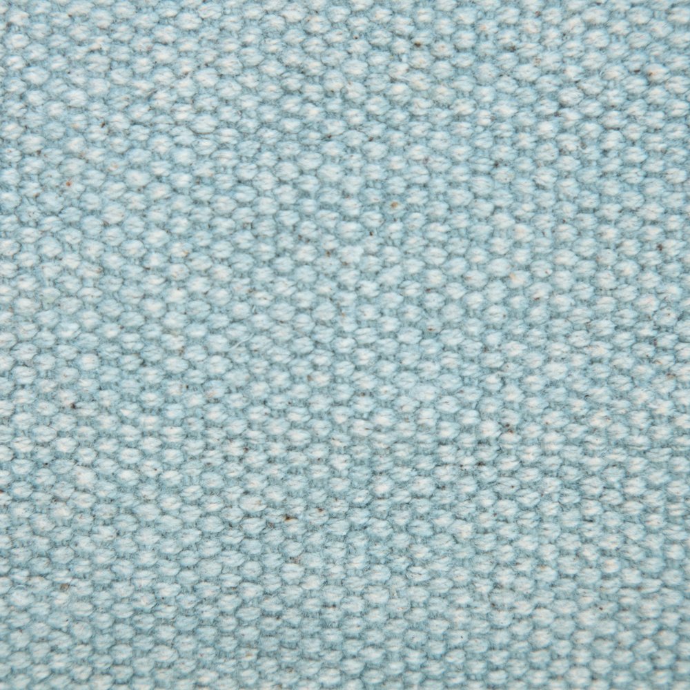 Ox Bay Blue Solid All-Natural Cotton Pillow Cover. Picture 1