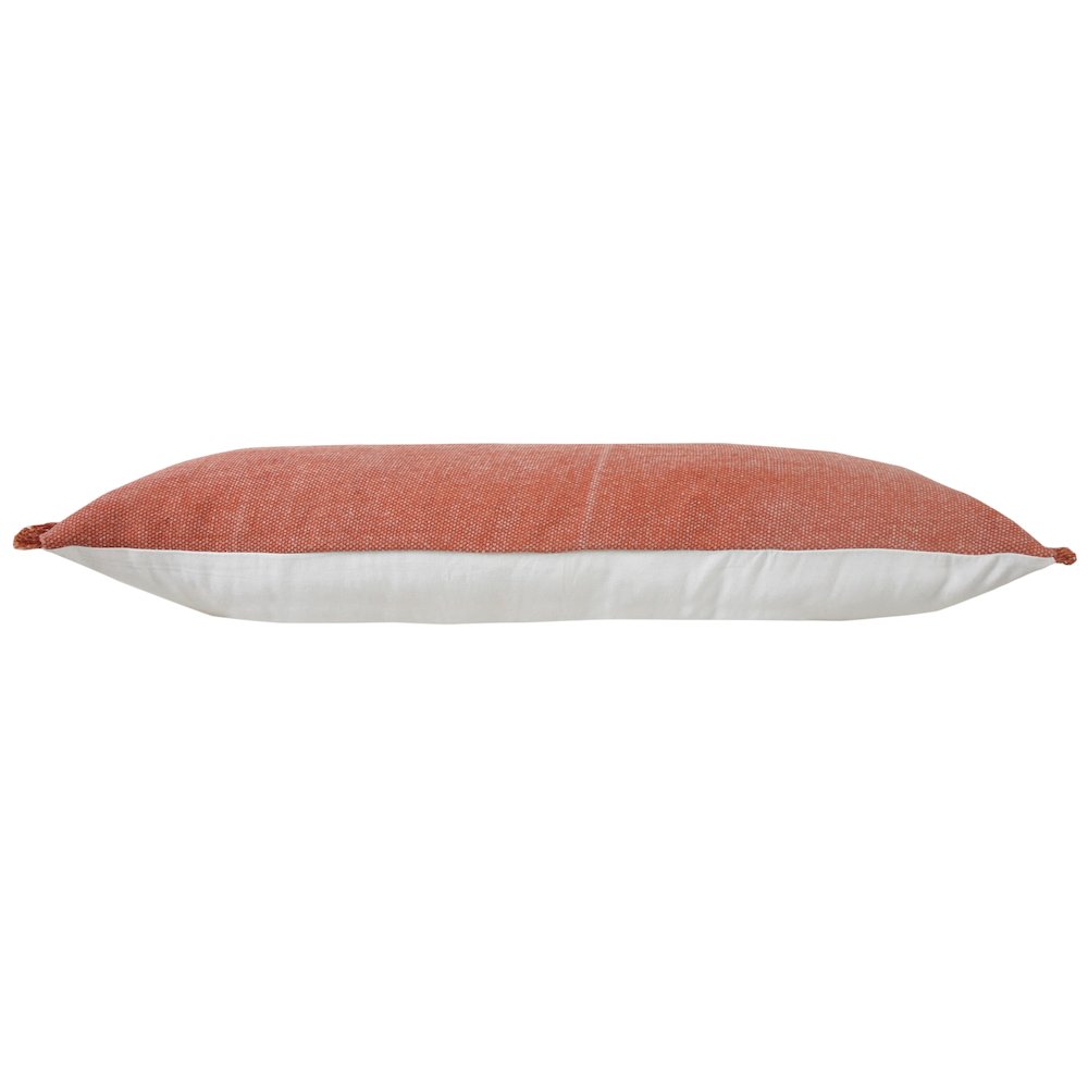 Ox Bay Pink Solid All-Natural Cotton Pillow Cover. Picture 5