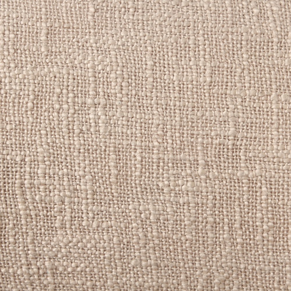 Ox Bay Hand-Woven Tan/Beige Solid All-Natural Cotton  Pillow Cover. Picture 2