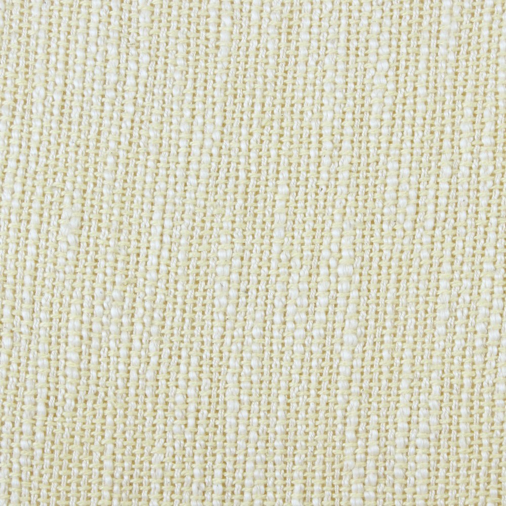 Aspen Cotton Poly Filled Pillow in Yellow/White, 20" x 20". Picture 2