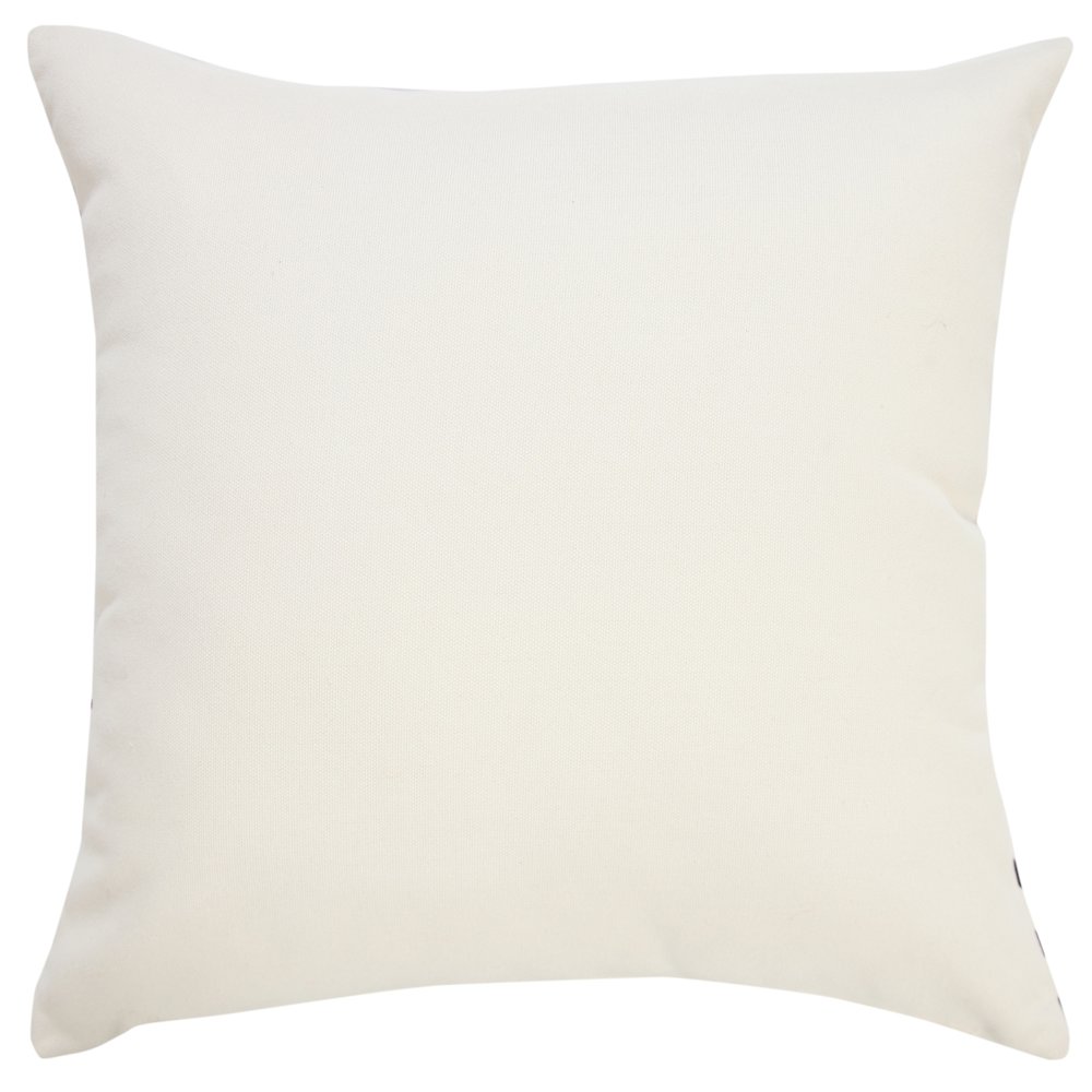 Veranda PET Yarn Poly Filled Pillow in Black/White, 20" x 20". Picture 7