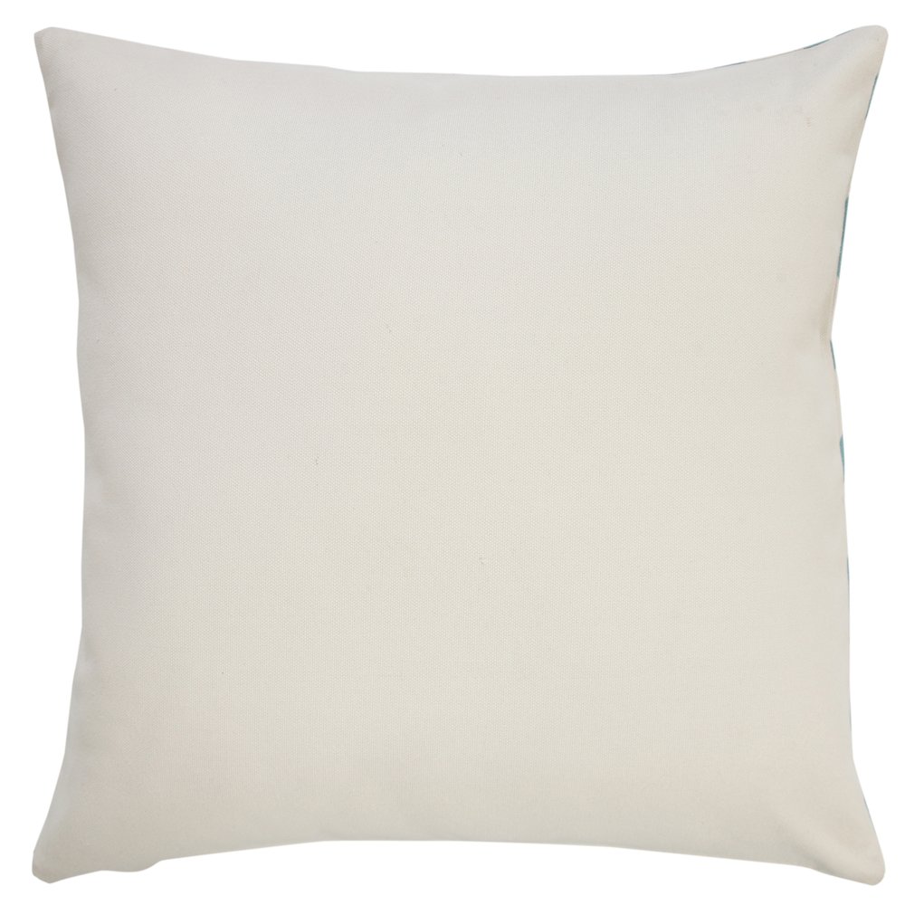 Veranda PET Yarn Poly Filled Pillow in Blue/White, 20" x 20". Picture 2