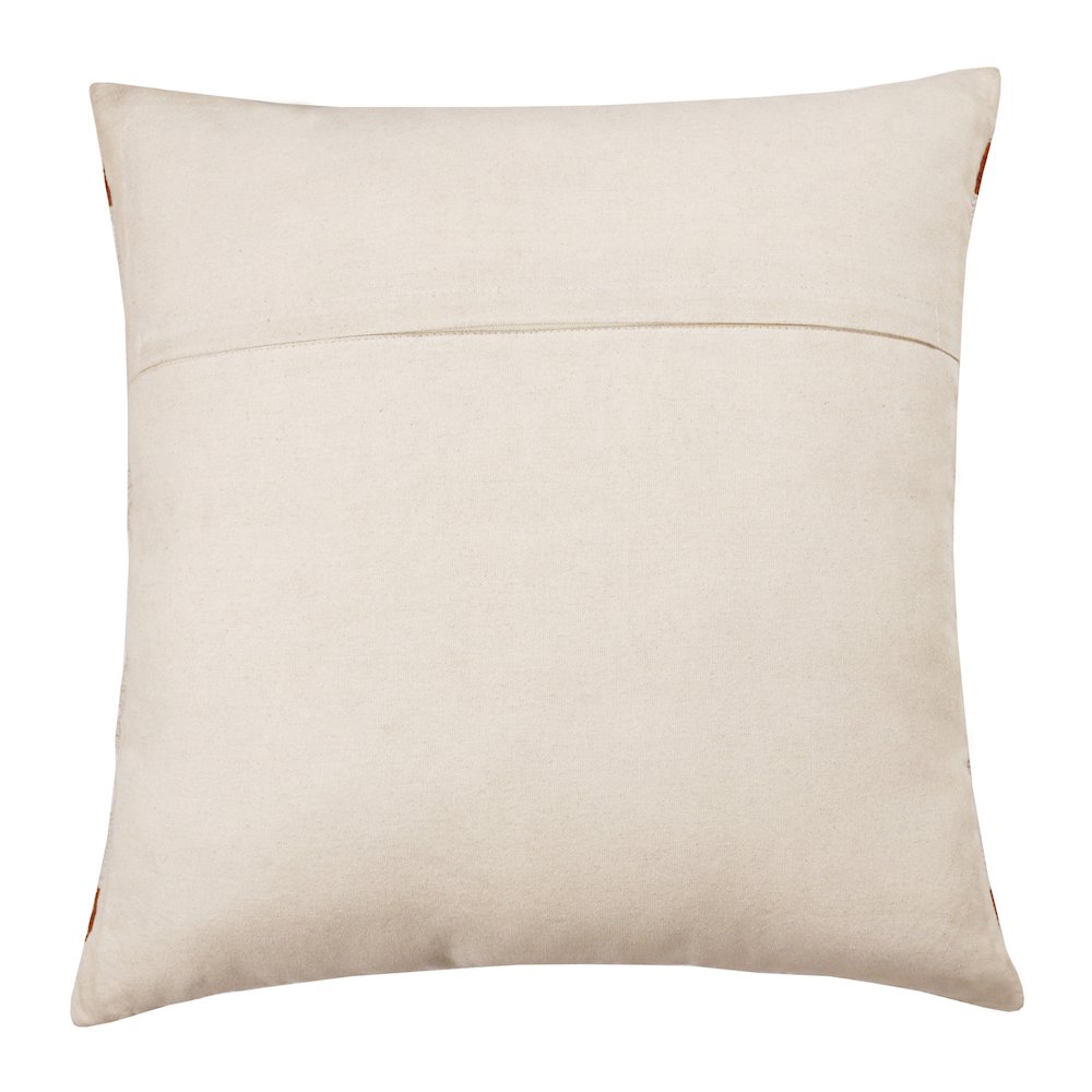 Apollo Cotton Poly Filled Pillow in White/Yellow, 20" x 20". Picture 8