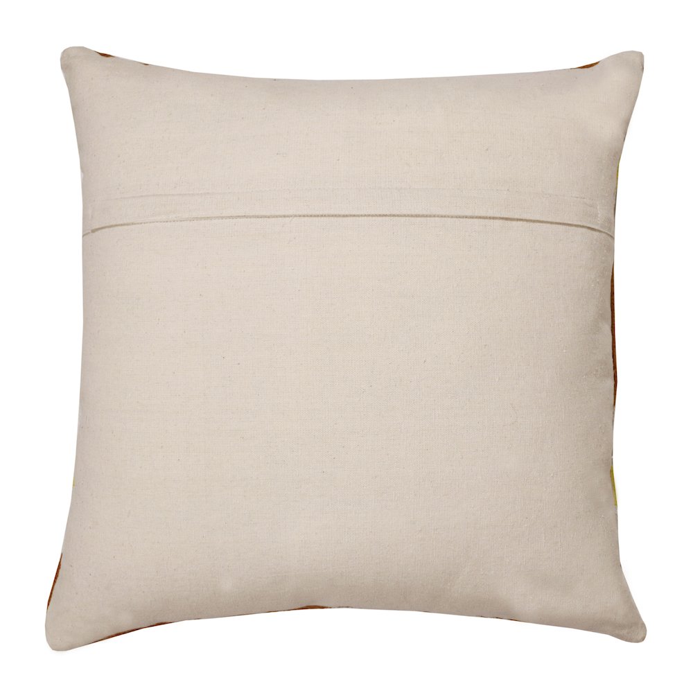 Apollo Cotton Poly Filled Pillow in Orange/White, 20" x 20". Picture 8