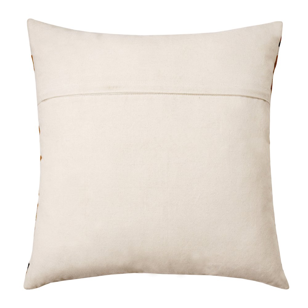 Apollo Cotton Poly Filled Pillow in Orange/White, 20" x 20". Picture 8