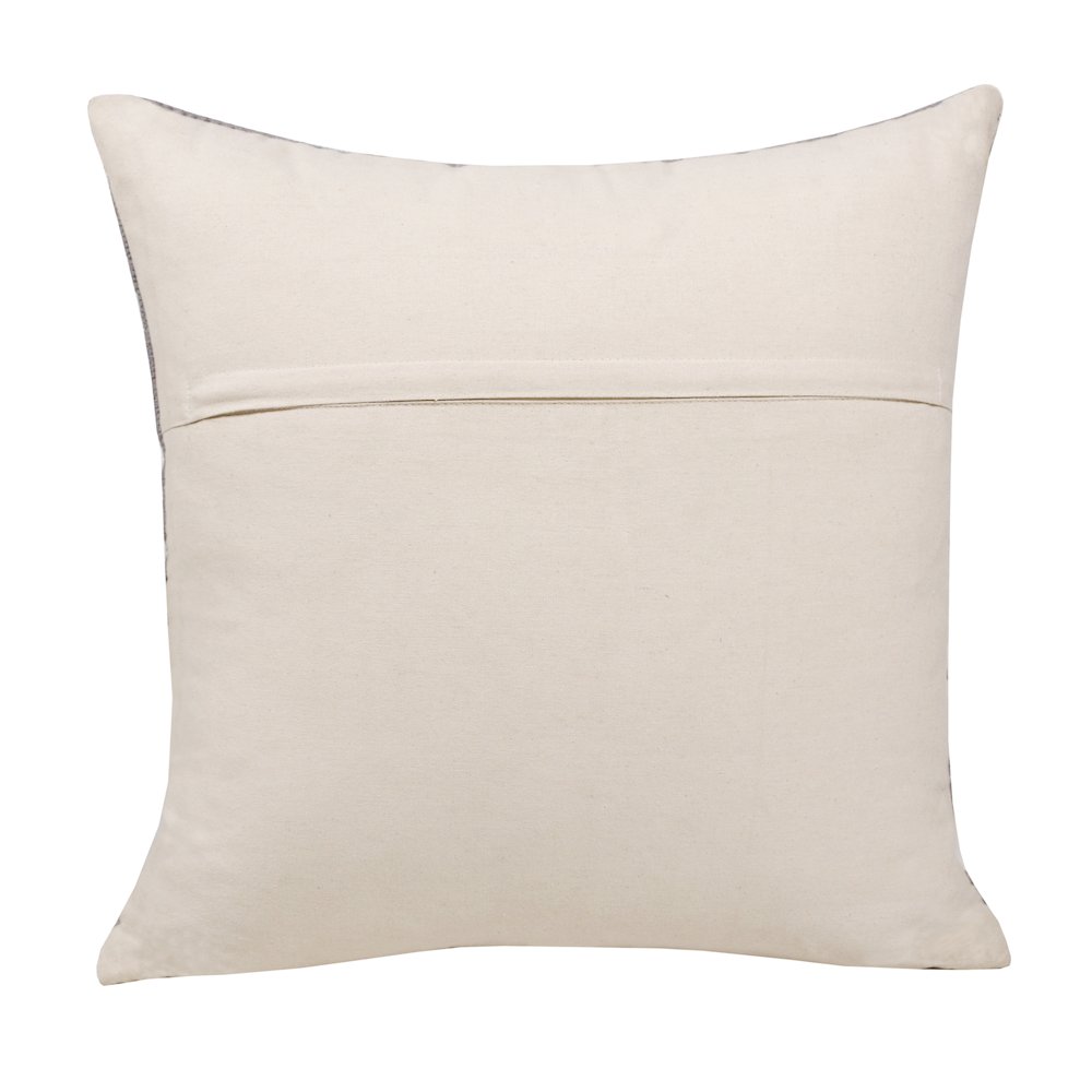 Apollo Cotton Poly Filled Pillow in Gray/White, 20" x 20". Picture 8