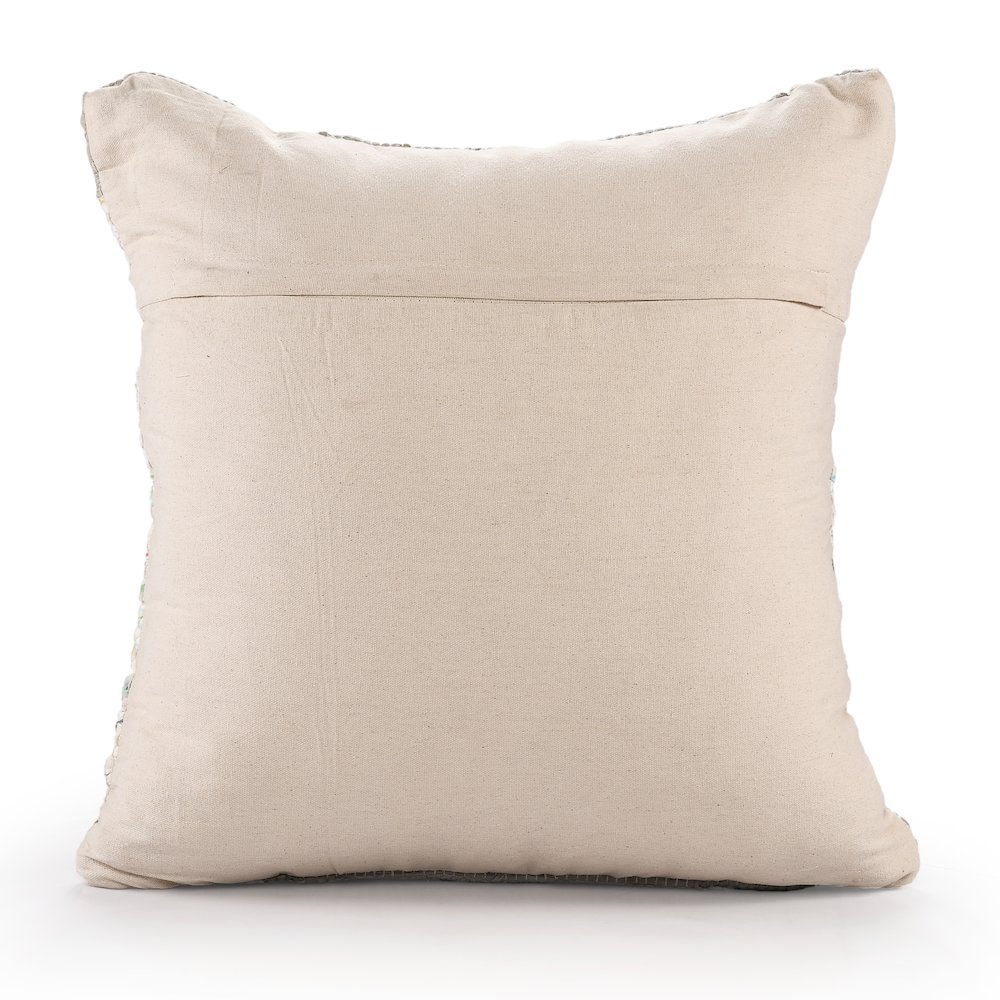 Revive Cotton Pillow Set of 2 in Blue/Multicolored, 20" x 20". Picture 6