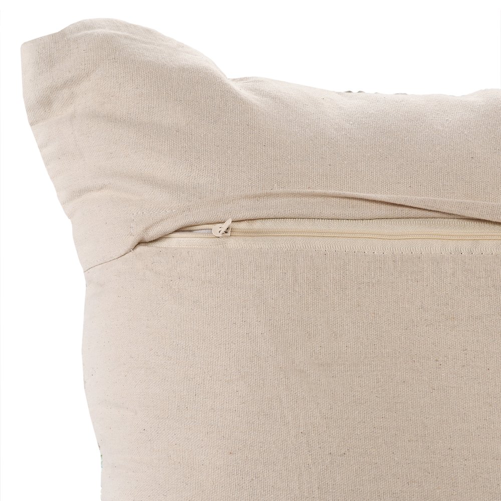 Revive Cotton Pillow Set of 2 in Blue/Multicolored, 20" x 20". Picture 4