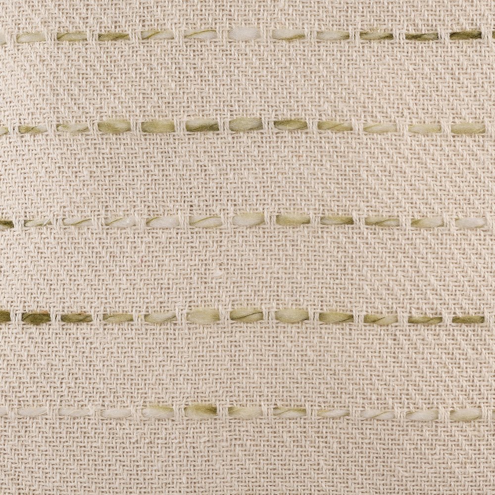 Torrent Cotton Blend Poly Filled Pillow in Green/Ivory, 20" x 20". Picture 6