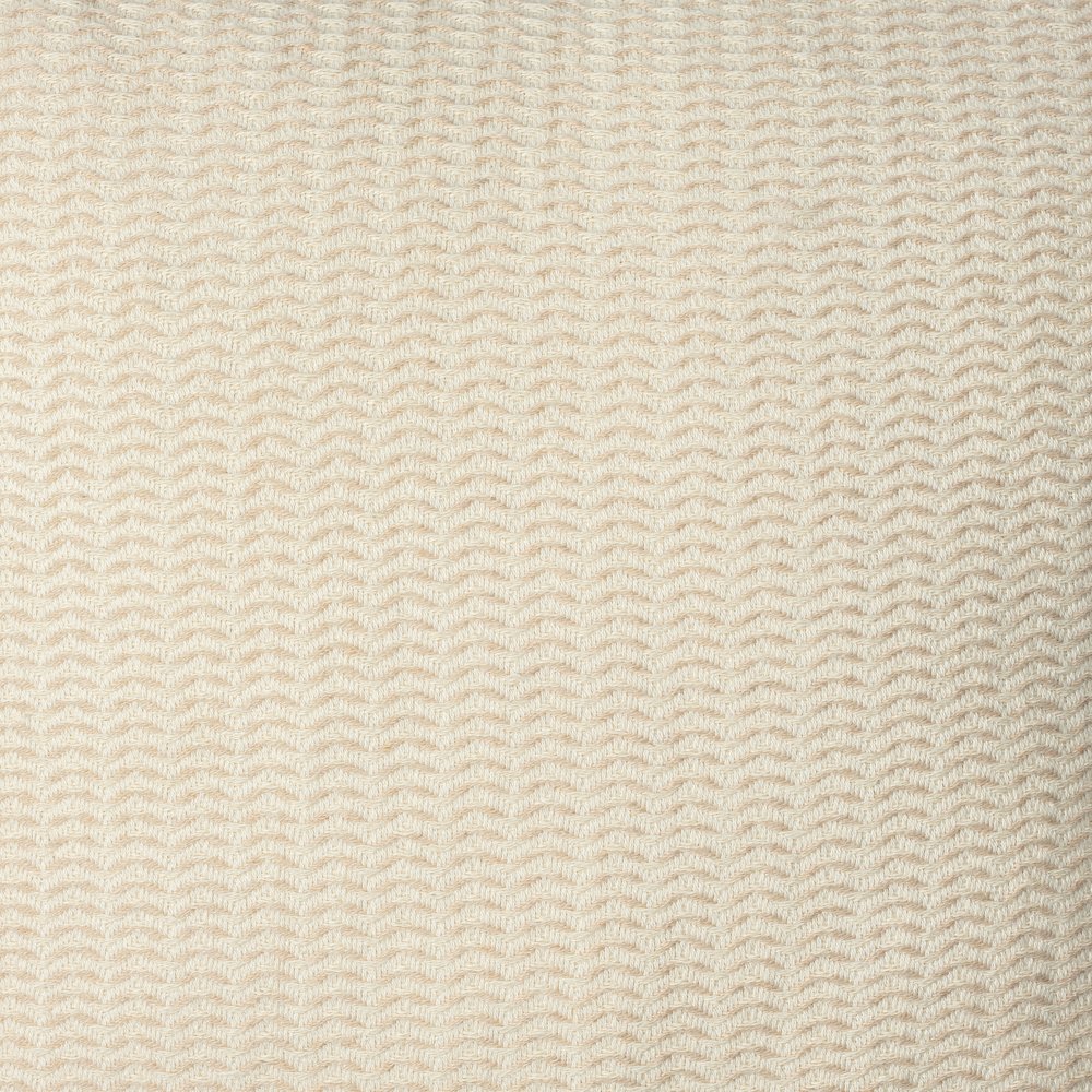 Breezy Turkish Cotton Poly Filled Pillow in Beige, 18" x 18". Picture 8