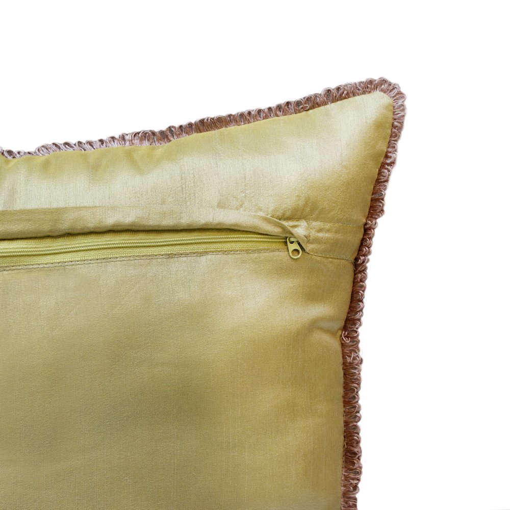 Panama Performance Poly Filled Pillow in Yellow/Green, 20" x 20". Picture 4
