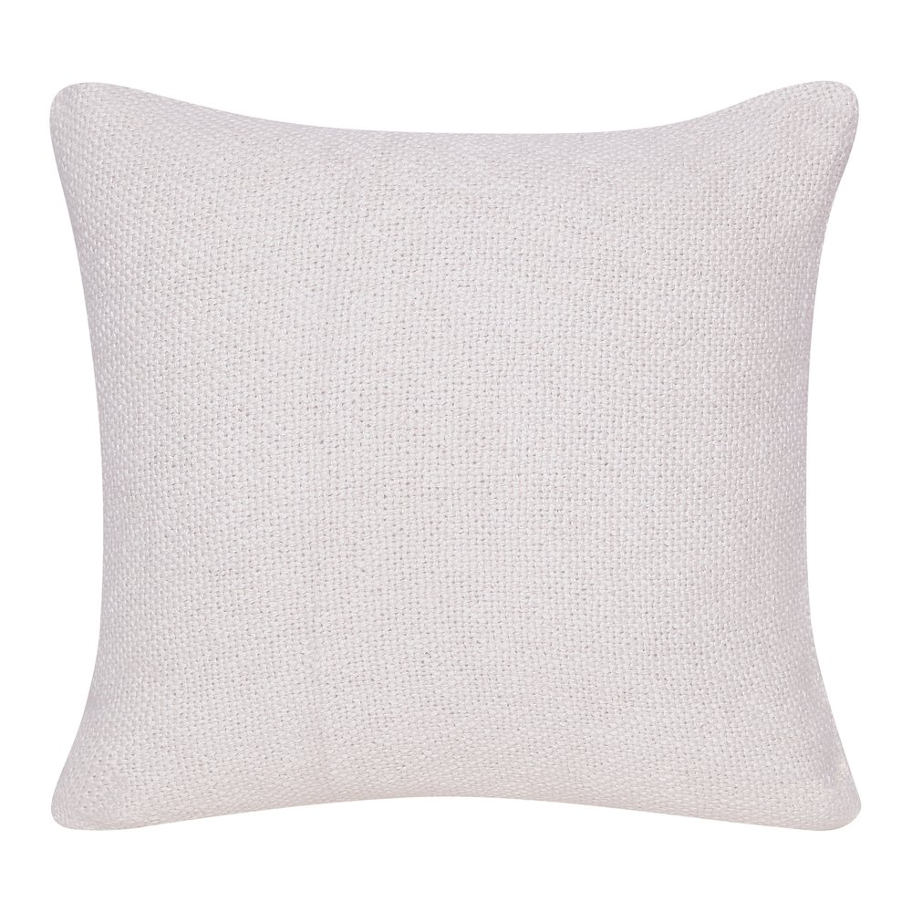 Groove Cotton Poly Filled Pillow in White/Multicolored, 20" x 20". Picture 6