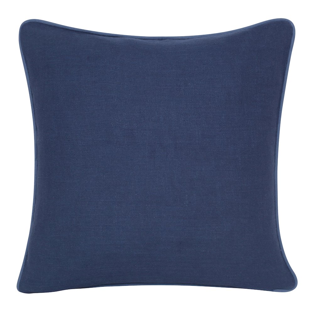 Gaia Cotton Poly Filled Pillow in Red/Blue, 20" x 20". Picture 6