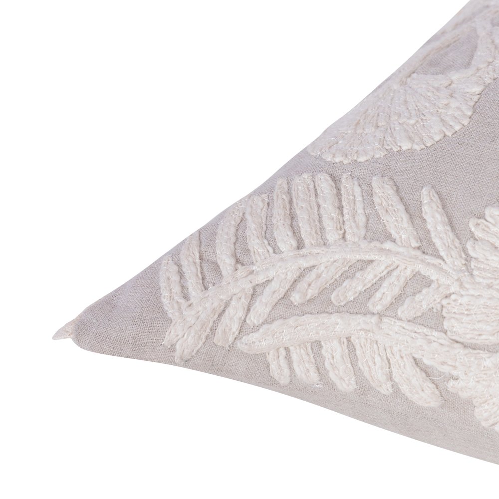 Odyssey Linen Poly Filled Pillow in Cream/Beige, 16" x 24". Picture 5