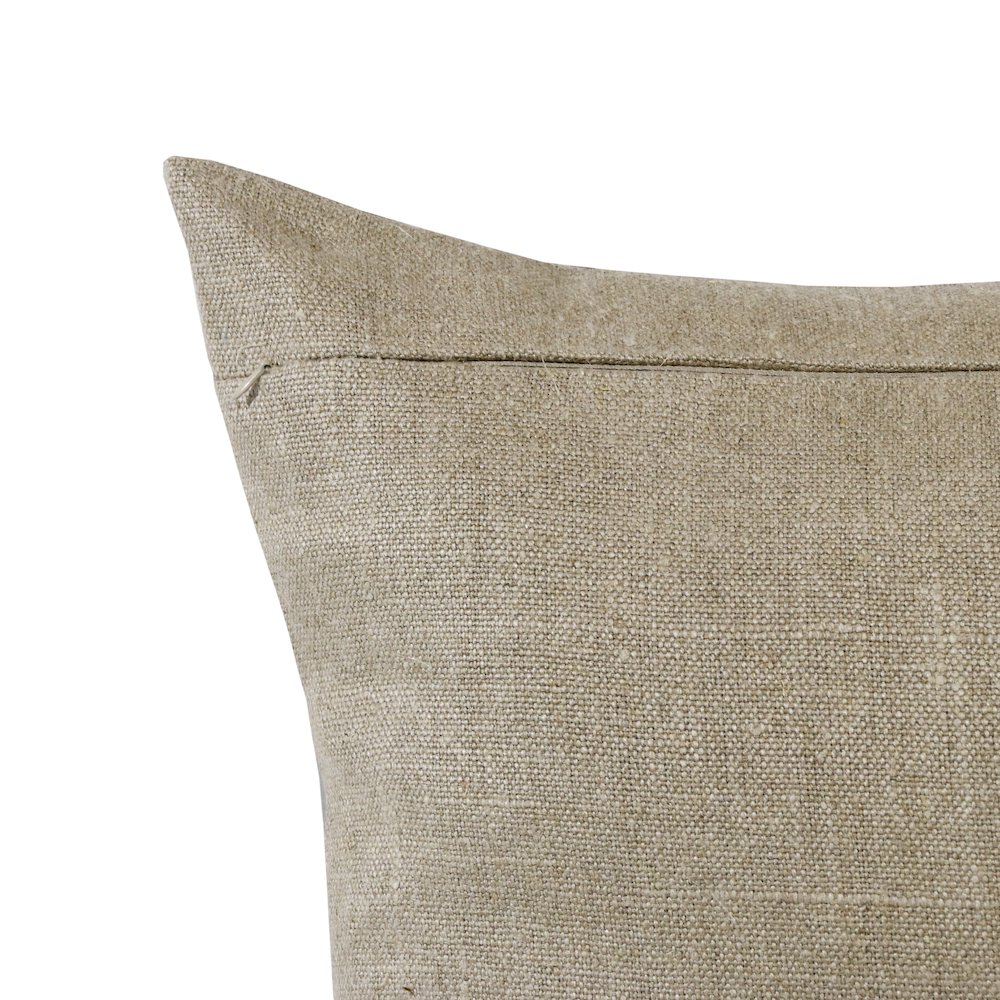 Estate Linen Poly Filled Pillow in Beige/Brown, 20" x 20". Picture 4