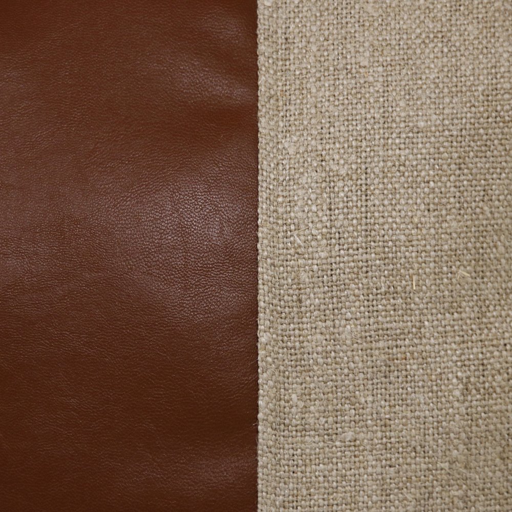 Estate Linen Poly Filled Pillow in Tan/Brown, 14" x 20". Picture 7