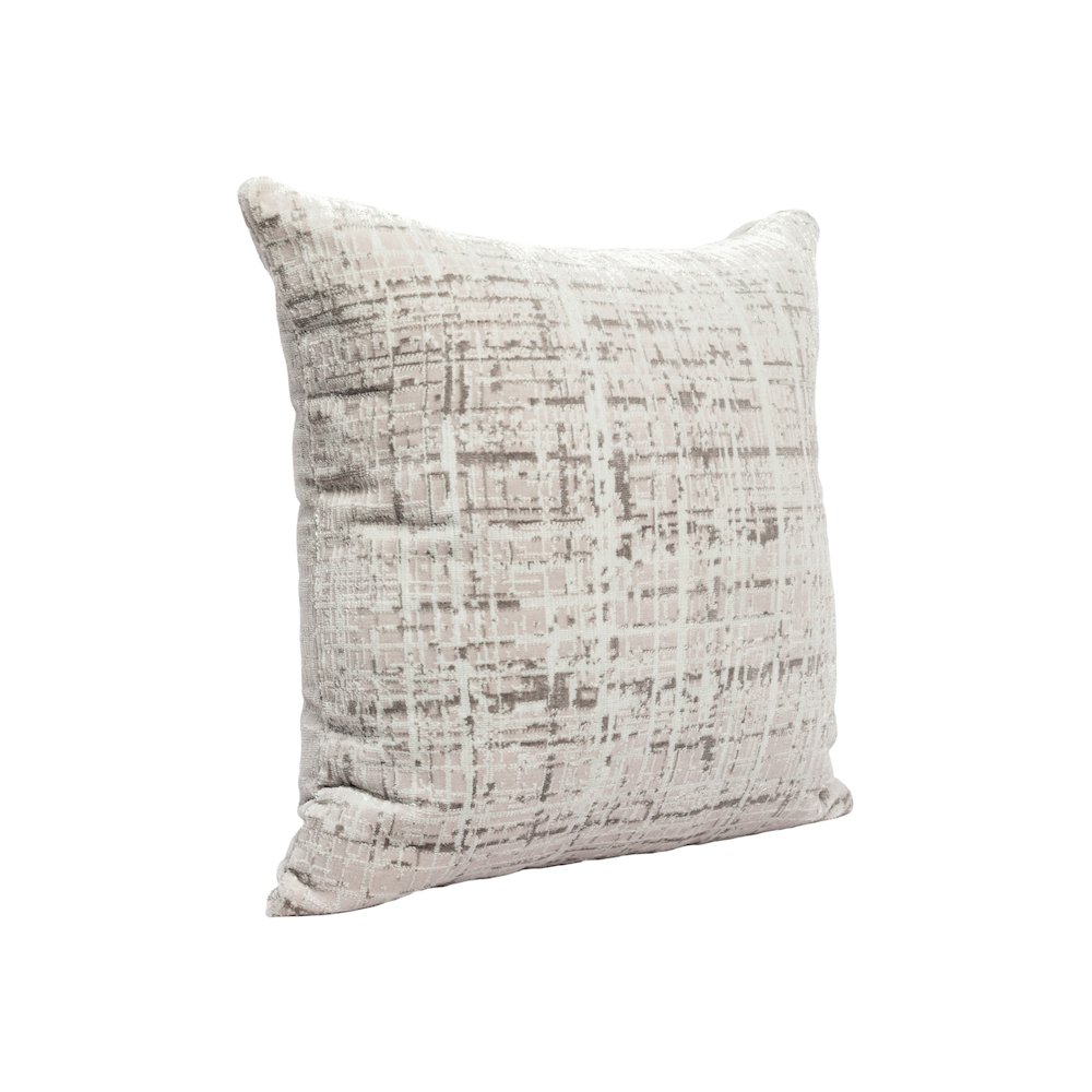 Milano Performance Blend Poly Filled Pillow in Gray/Beige, 20" x 20". Picture 5