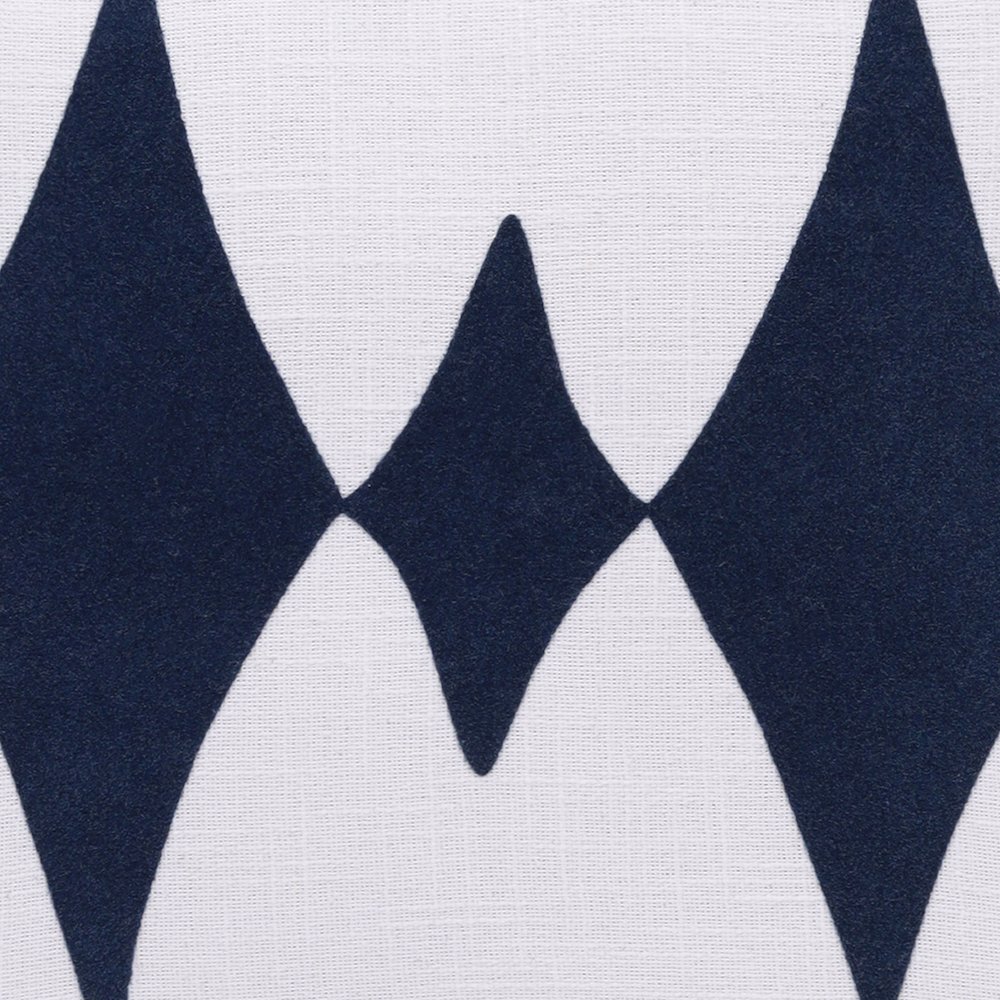 Stacy Garcia Cotton Blend Poly Filled Pillow in Blue/White, 20" x 20". Picture 7
