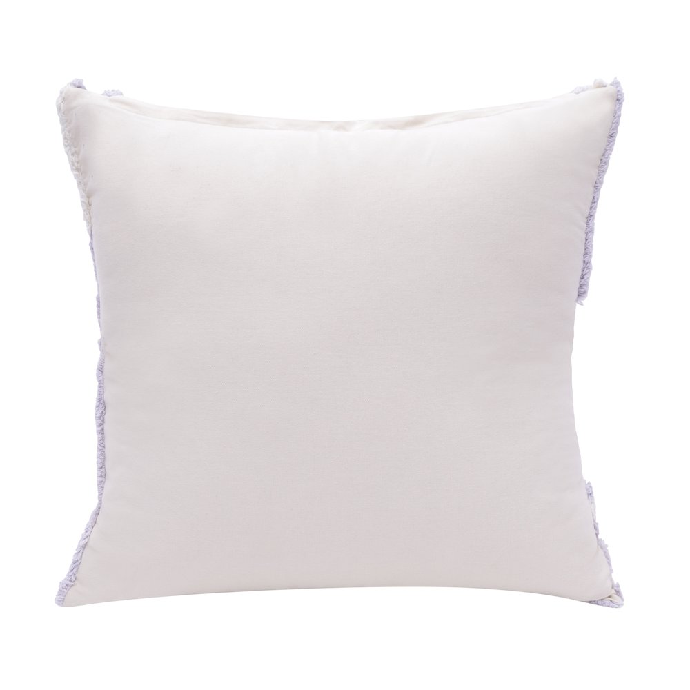 Stacy Garcia Cotton Poly Filled Pillow in Purple/White, 22" x 22". Picture 6
