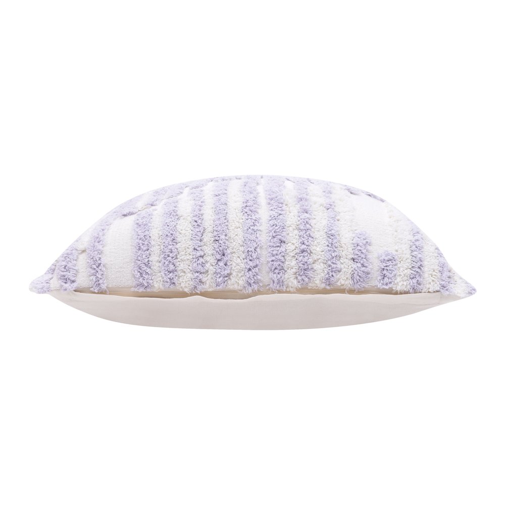 Stacy Garcia Cotton Poly Filled Pillow in Purple/White, 22" x 22". Picture 5