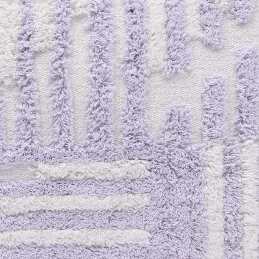 Stacy Garcia Cotton Poly Filled Pillow in Purple/White, 22" x 22". Picture 7