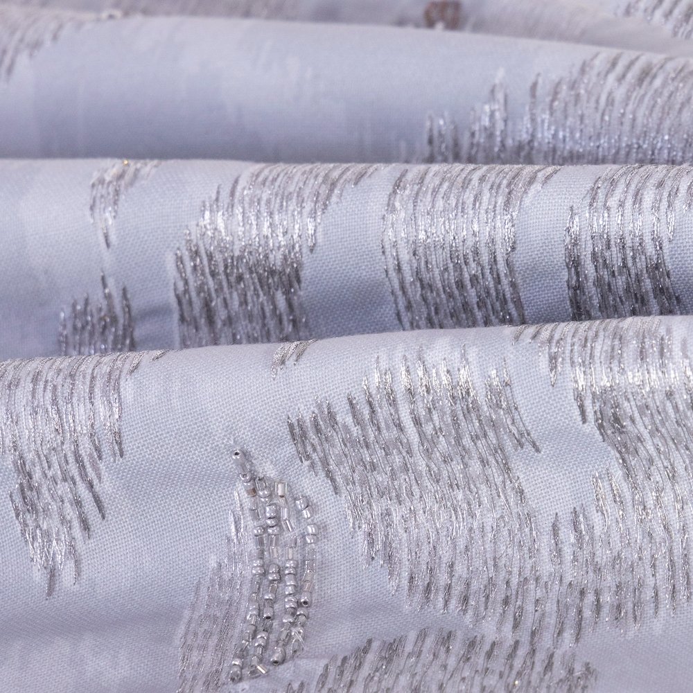 Cosmopolitan Performance Poly Filled Pillow in Silver/Gray, 20" x 20". Picture 4