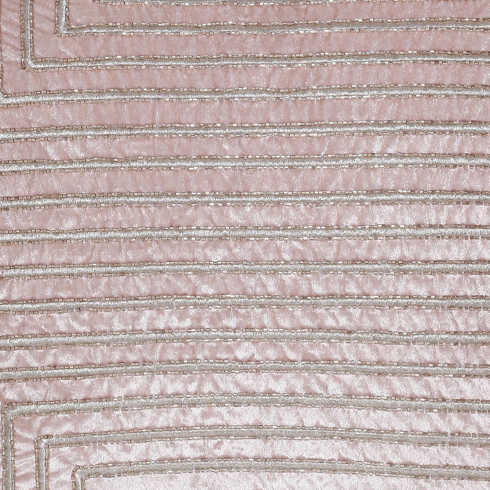 Cosmopolitan Performance Poly Filled Pillow in Pink/Gold, 20" x 20". Picture 7
