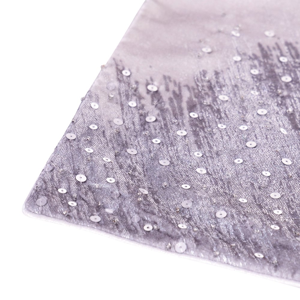 Cosmopolitan Performance Poly Filled Pillow in Gray/Silver, 16" x 24". Picture 5