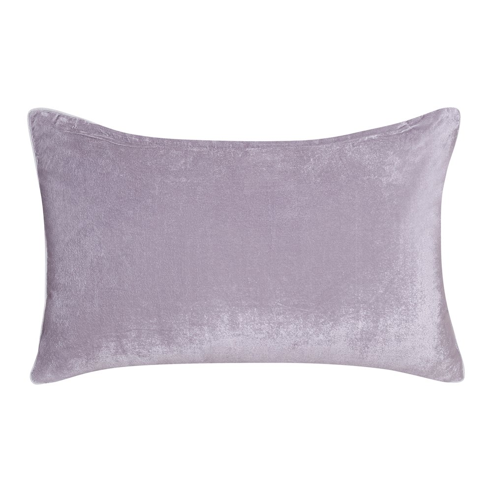 Cosmopolitan Performance Poly Filled Pillow in Gray/Silver, 16" x 24". Picture 6