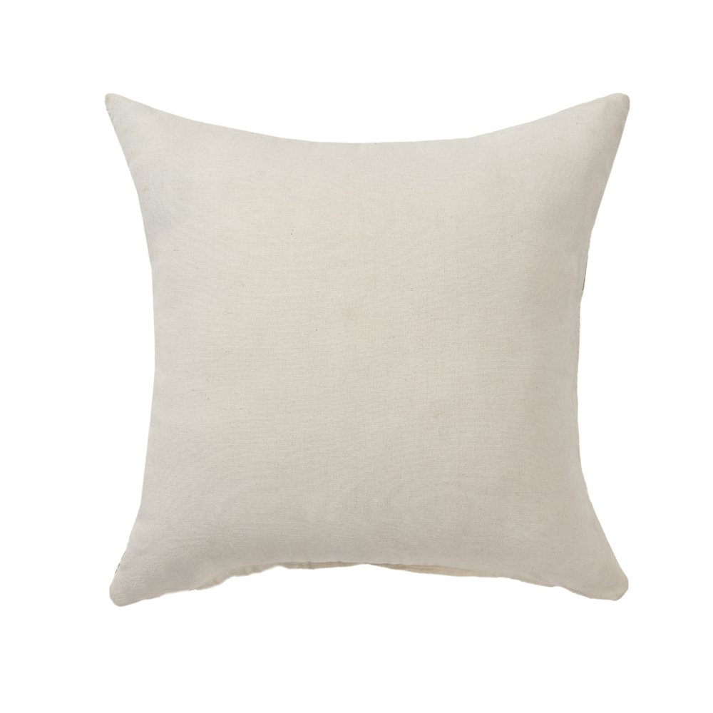 Bauhaus Wool Blend Poly Filled Pillow in Brown/Gray, 24" x 24". Picture 6