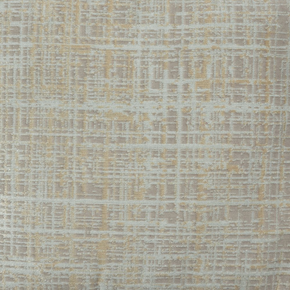 Milano Performance Blend Indoor Pouf in Beige/Cream, 18" x 18" x 18". Picture 7
