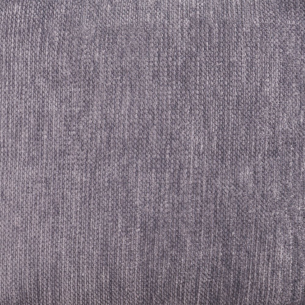 Yakar Chenille Indoor Pouf in Gray, 18" x 18" x 18". Picture 6