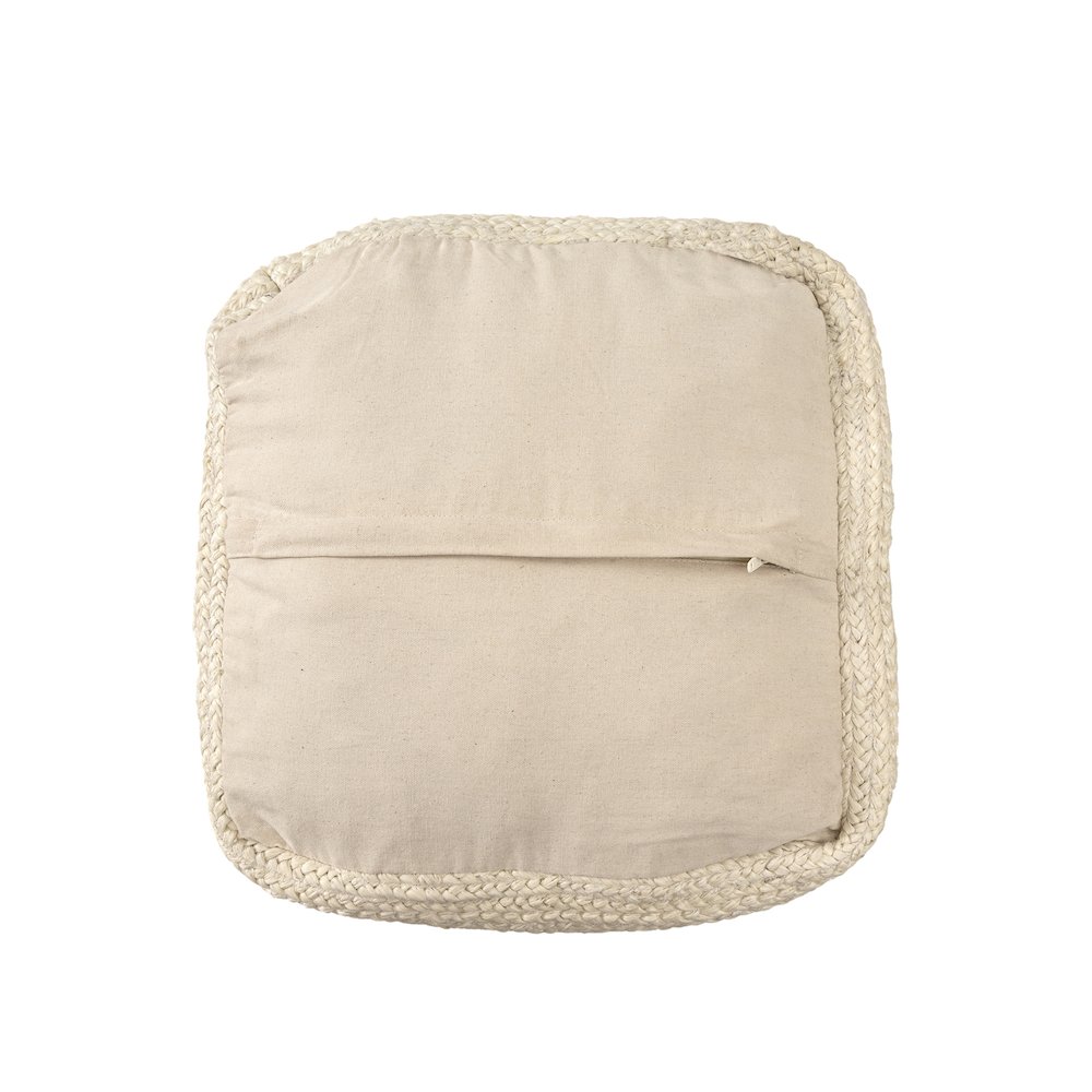Shashi Pouf Pouf  Finish in White/Ivory 18" x 18" x 18". Picture 5