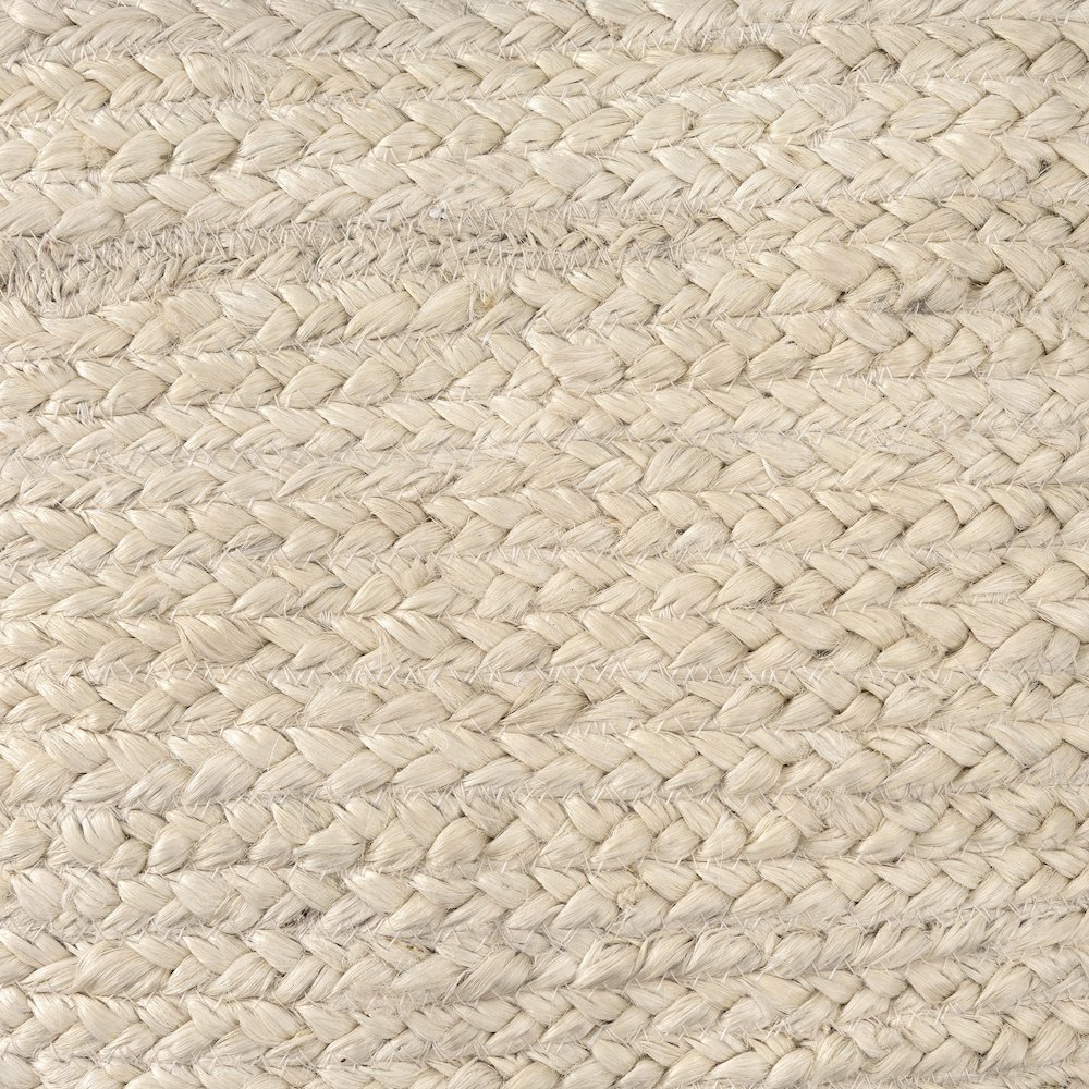 Shashi Pouf Pouf  Finish in White/Ivory 18" x 18" x 18". Picture 6