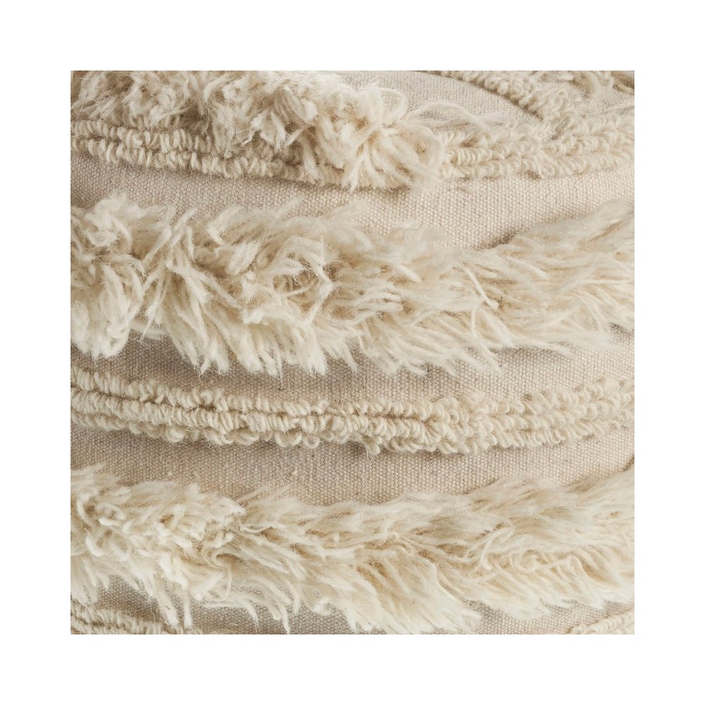 Coverlet Cotton in Ivory 90" x 108". Picture 3
