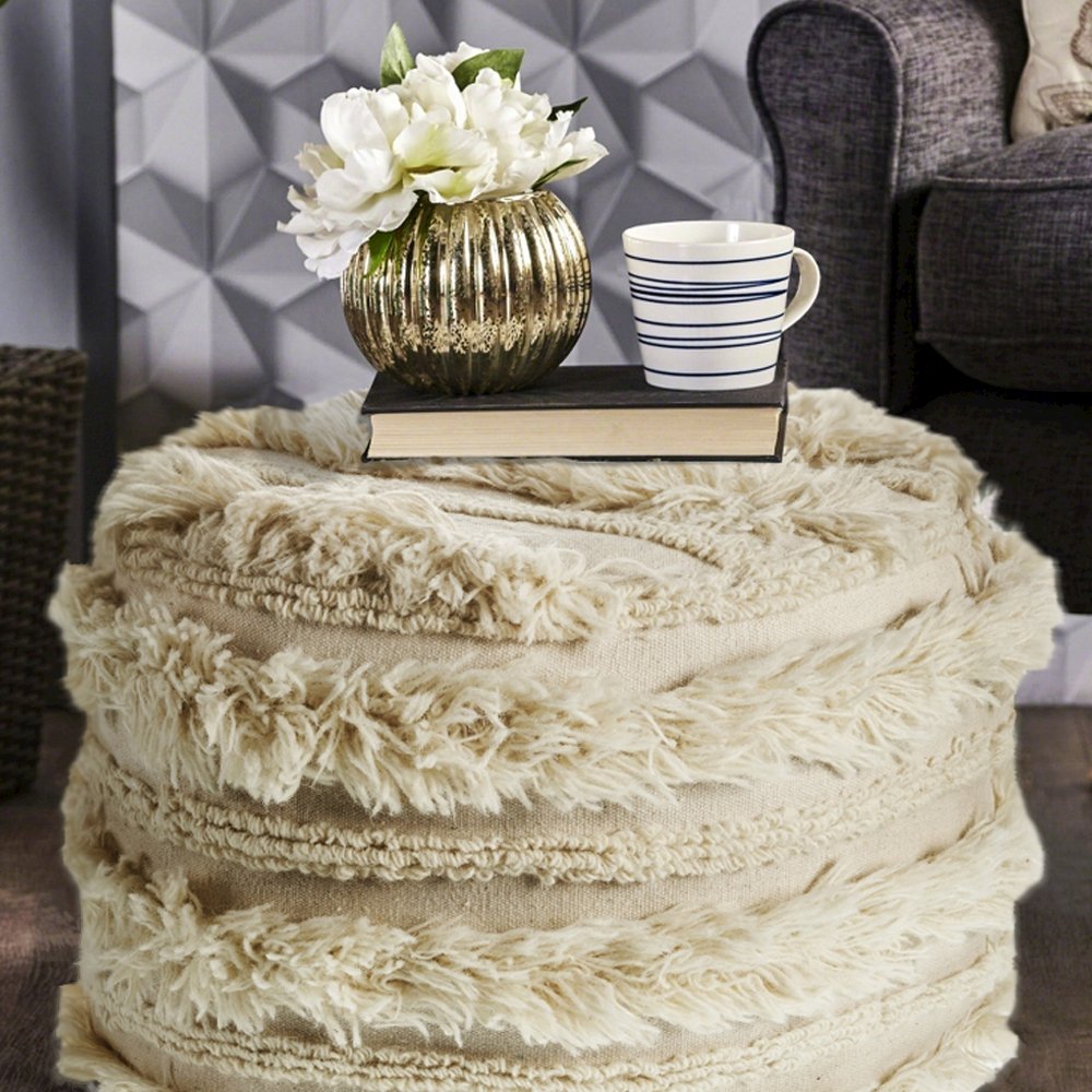 Coverlet Cotton in Ivory 90" x 108". Picture 4