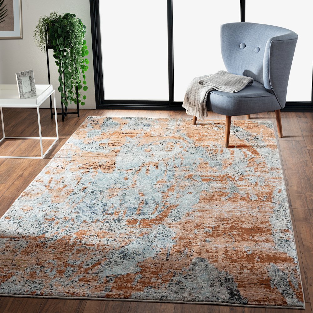 Industrial Splash Revolution Area Rug. Picture 6