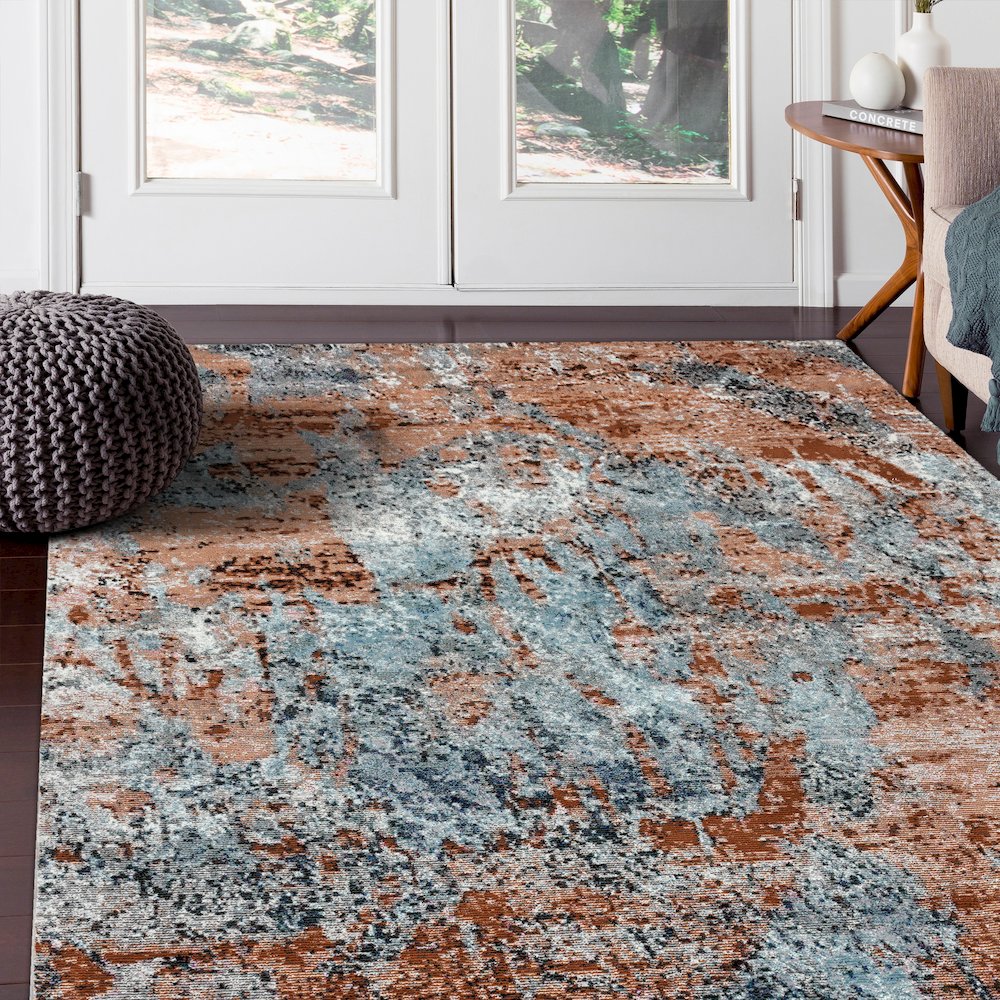 Industrial Splash Revolution Area Rug. Picture 7