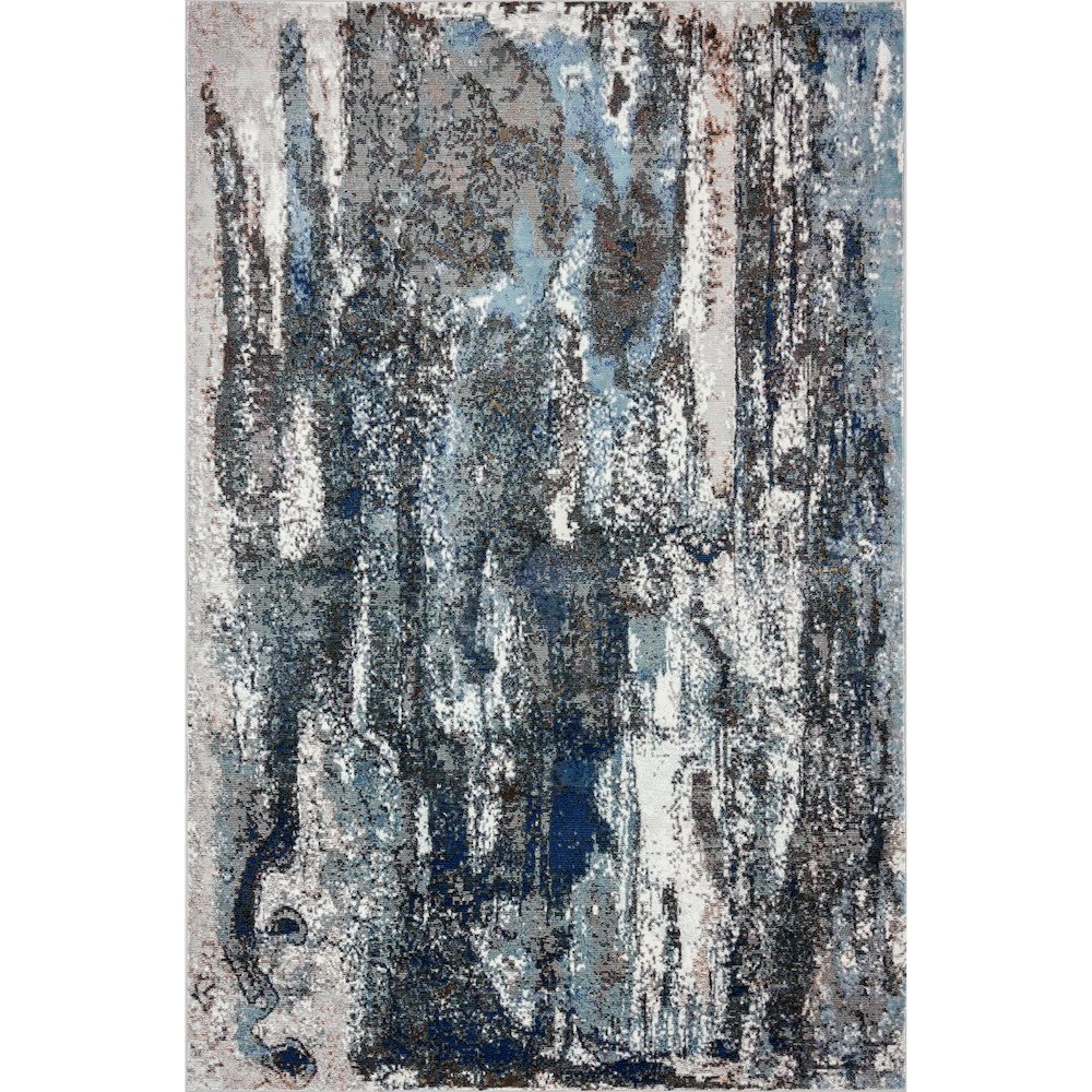 Serene Waterfall Abstract Revolution Area Rug. Picture 1