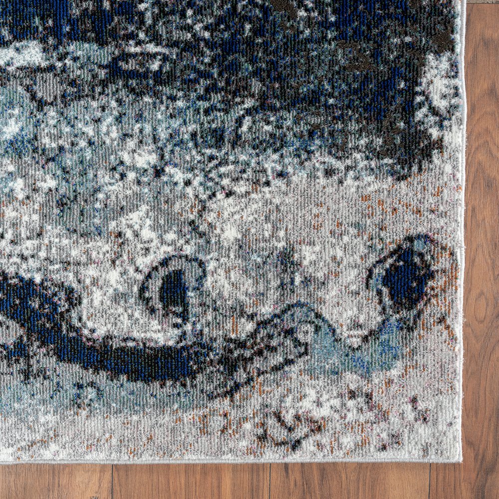 Serene Waterfall Abstract Revolution Area Rug. Picture 5