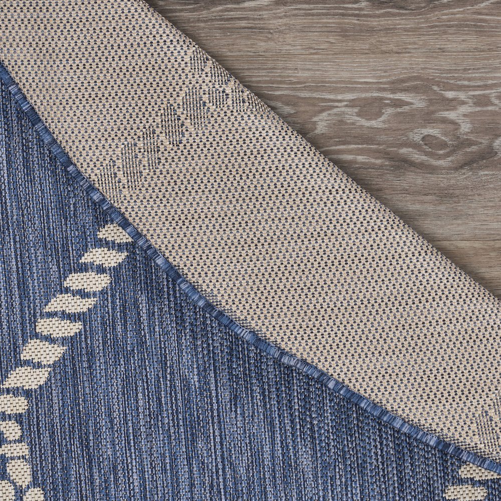 Nautical Knot Indoor Outdoor Round Rug. Picture 6