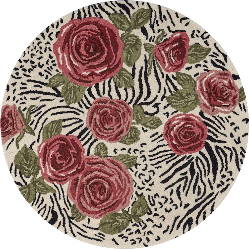 Rose Garden Safari Area Rug. Picture 1