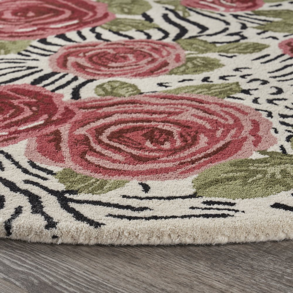 Rose Garden Safari Area Rug. Picture 2