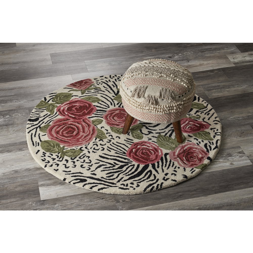 Rose Garden Safari Area Rug. Picture 6