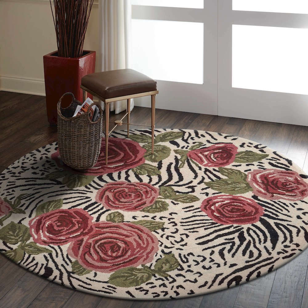 Rose Garden Safari Area Rug. Picture 8